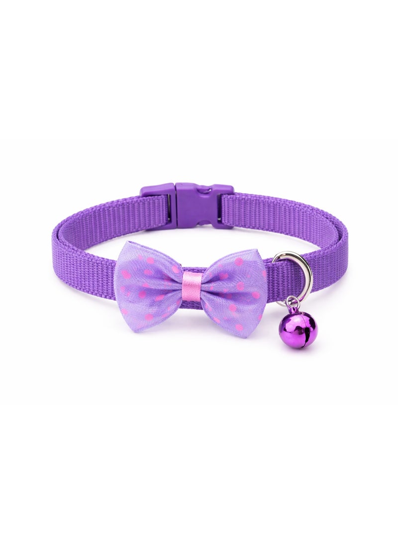 Petto AdjustableBowknot Pet Collar with Bell – Soft, Stylish & Comfortable - Image 1